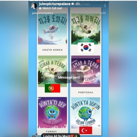 Love the Earth by Julian Lennon, signed copy by Julian Lennon Children's Book - Picture 14 of 14